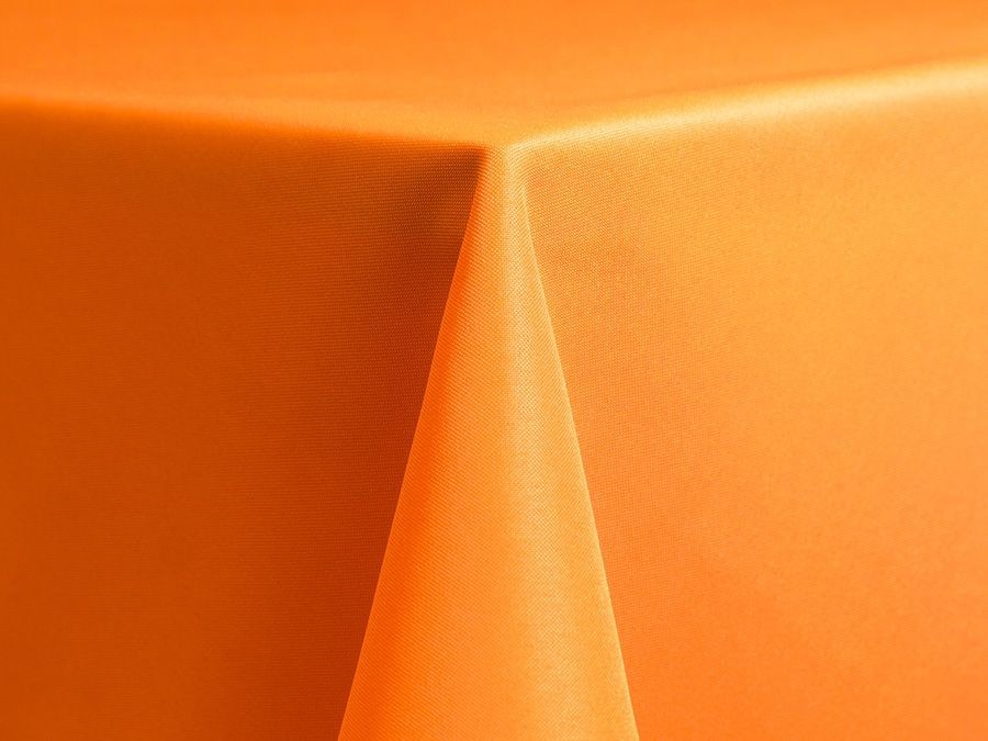 Classic Solid Neon Tangerine tablecloth
